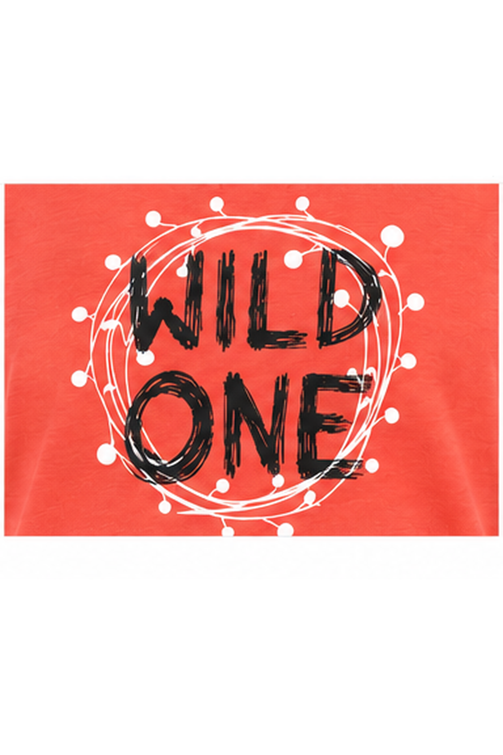 Wild One Coral T-Shirt Pajama Set