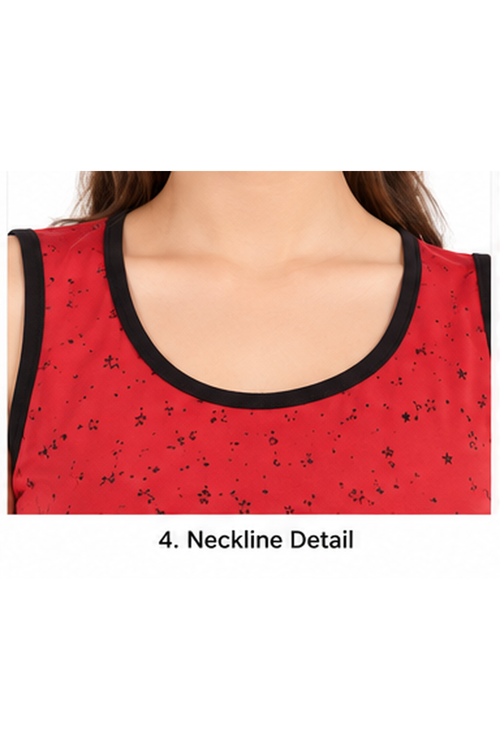 Smile the Day Red Short Slip