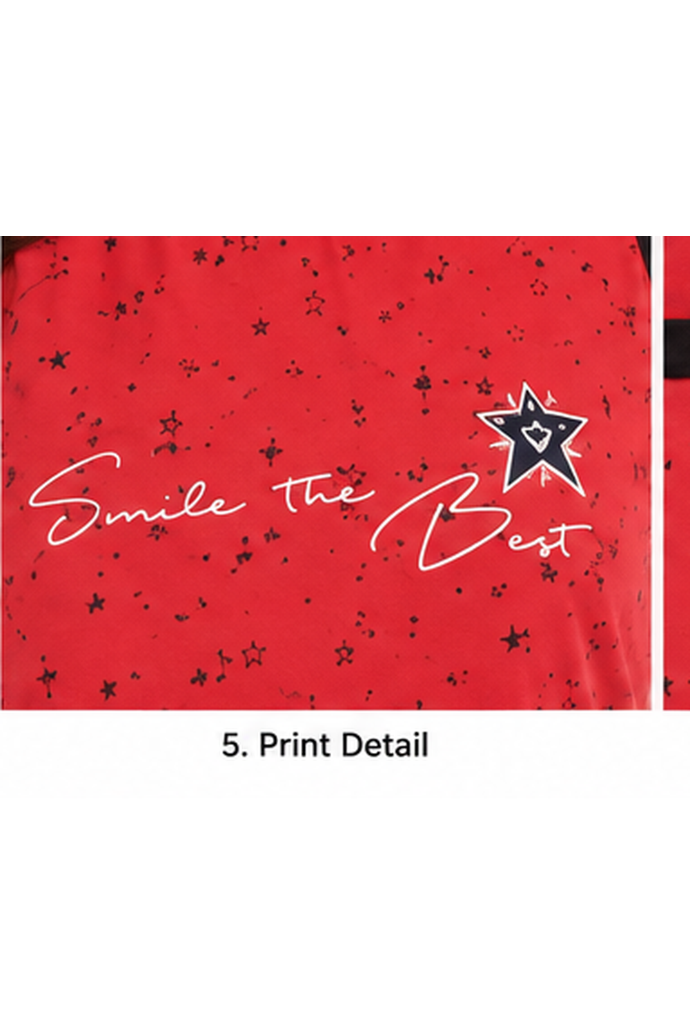 Smile the Day Red Short Slip