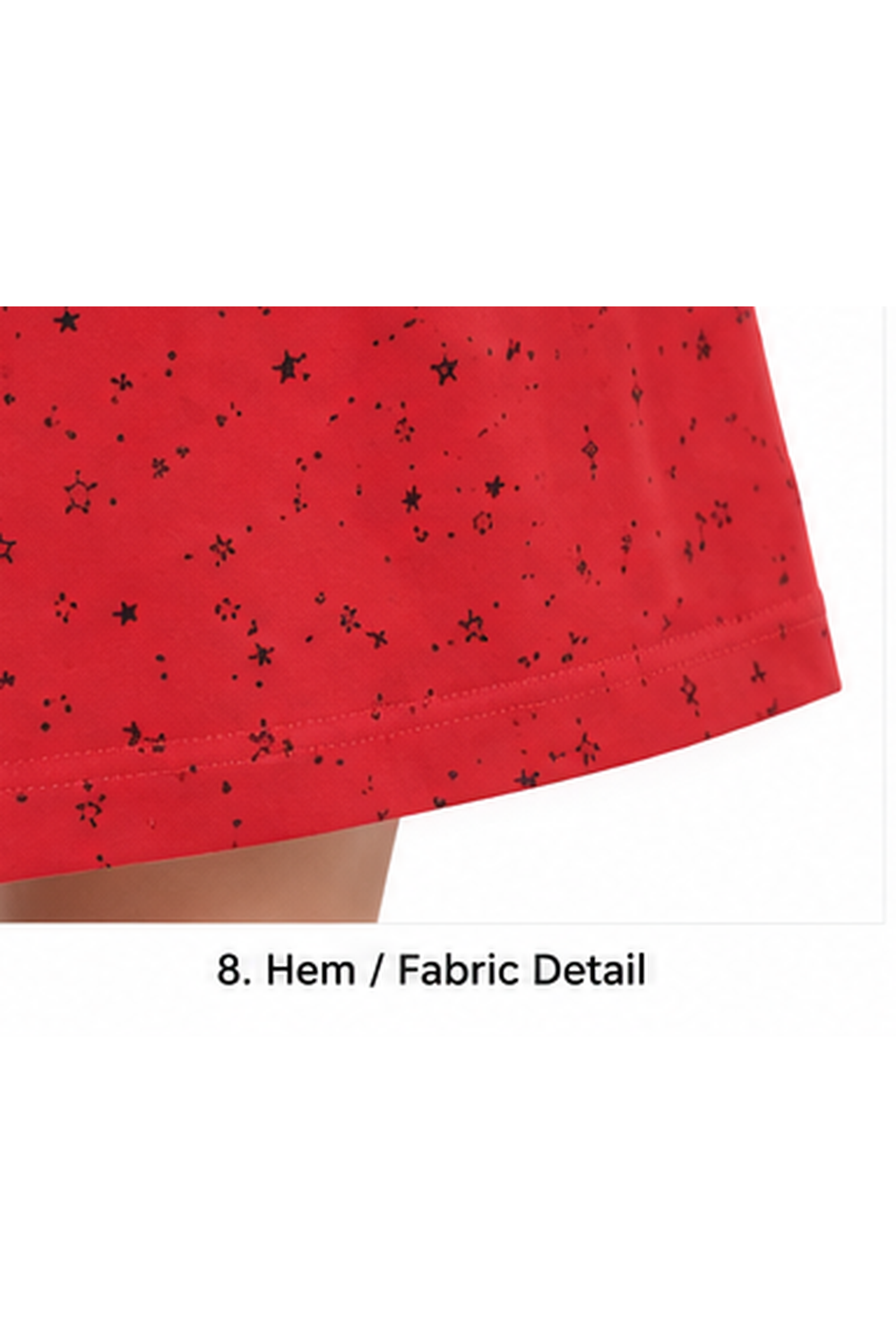 Smile the Day Red Short Slip